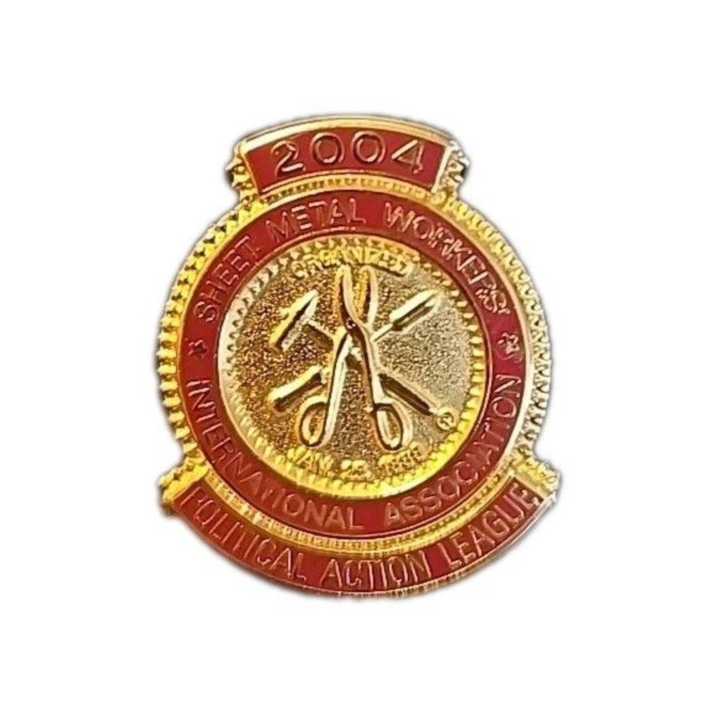 Sheet Metal Workers International 2004 Gold Tone Small Pin